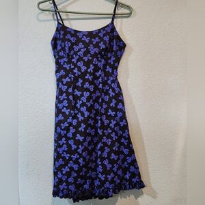 Morbid Threads Large Skull Bow Dress Vintage Y2K Hot Topic emo goth scene 00s